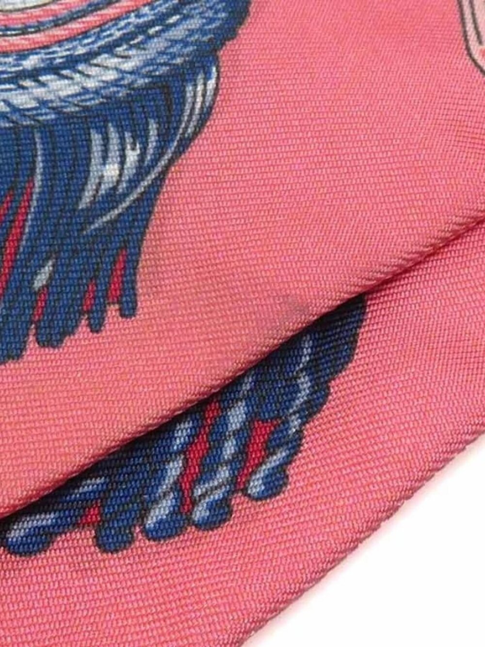 Auth HERMES Twilly Scarf Pink/Multicolor Silk - Picture 6 of 12